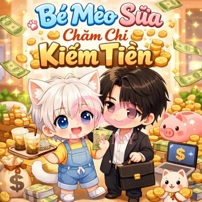 Bé Mèo Sữa Chăm Chỉ Kiếm Tiền