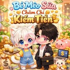 Bé Mèo Sữa Chăm Chỉ Kiếm Tiền